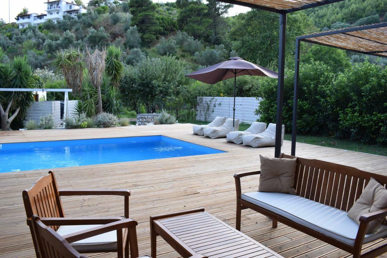 Serenity Luxury Villa, Skiathos Agia Paraskevi  Luaran gambar